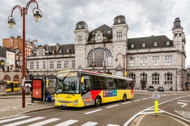 Bus der belgischen TEC in Lüttich