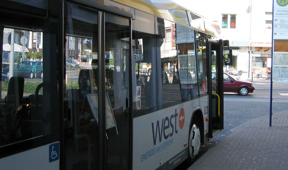 Ein Bus der WestVerkehr in Heinsberg