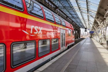 Der Rhein-Sieg-Express im Kölner Hauptbahnhof
