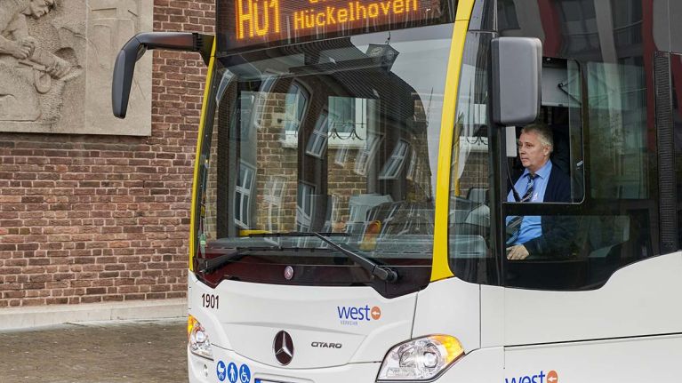 Der neue Stadtbus in Hückelhoven