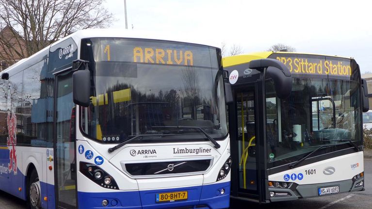Arriva-Bus und West-Bus in Geilenkirchen