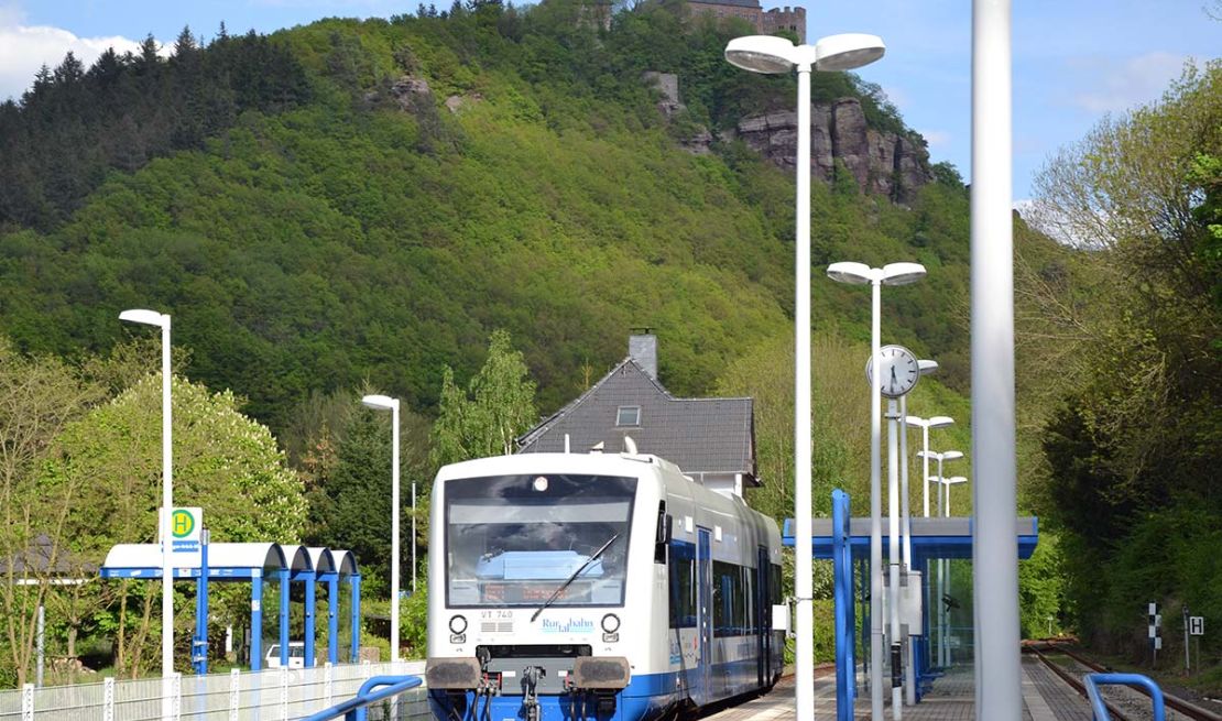 Die Rurtalbahn in Nideggen-Brück