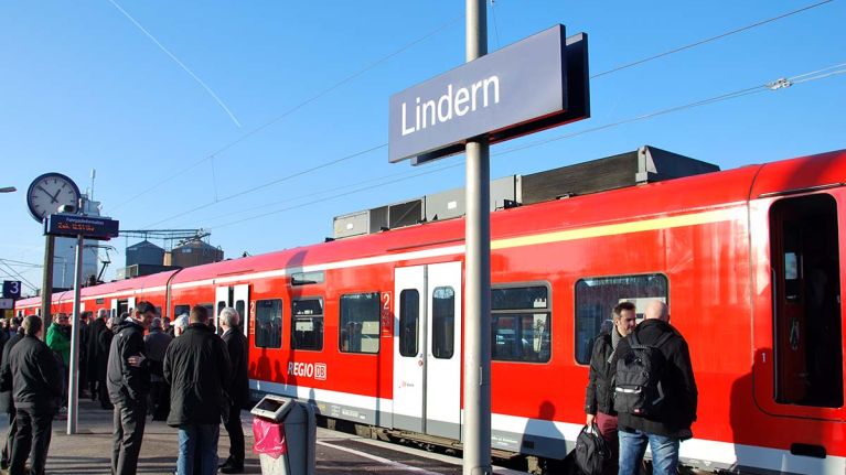 Der Bahnhof Lindern