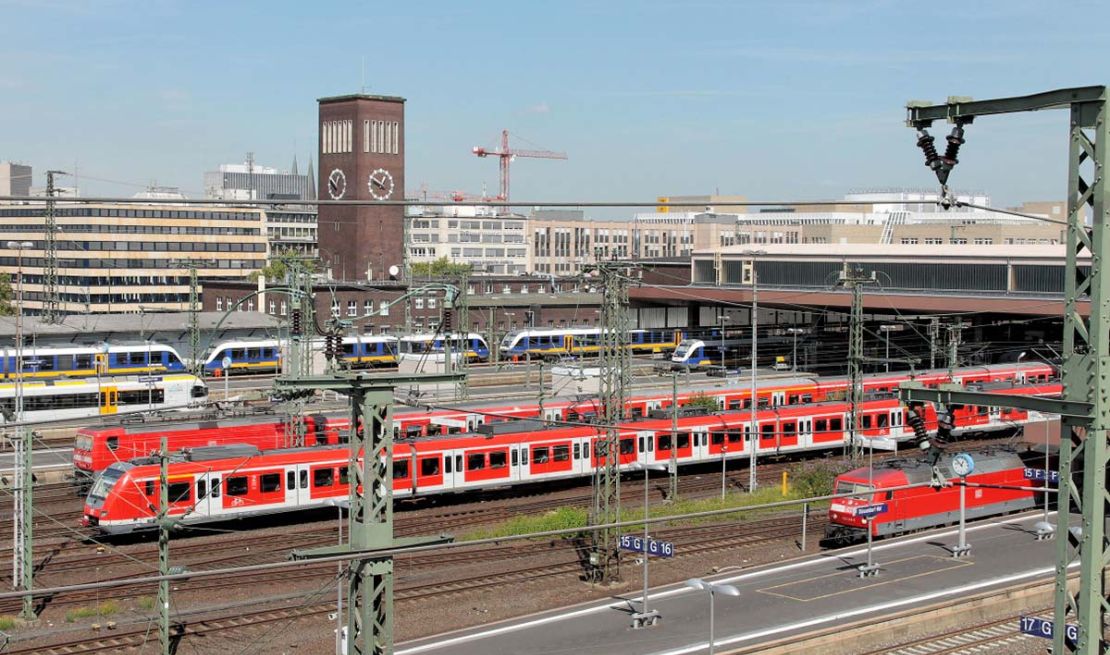 Der Düsseldorfer Hauptbahnhof